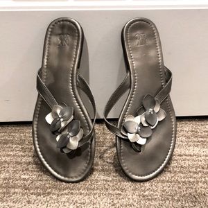 NY&C Silver Sandals size 8